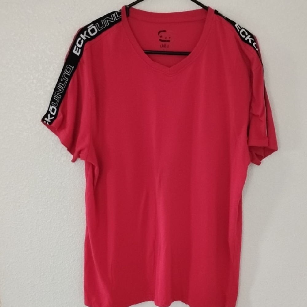 Ecko Unlimited Red Crew Neck Short Sleeve Tee